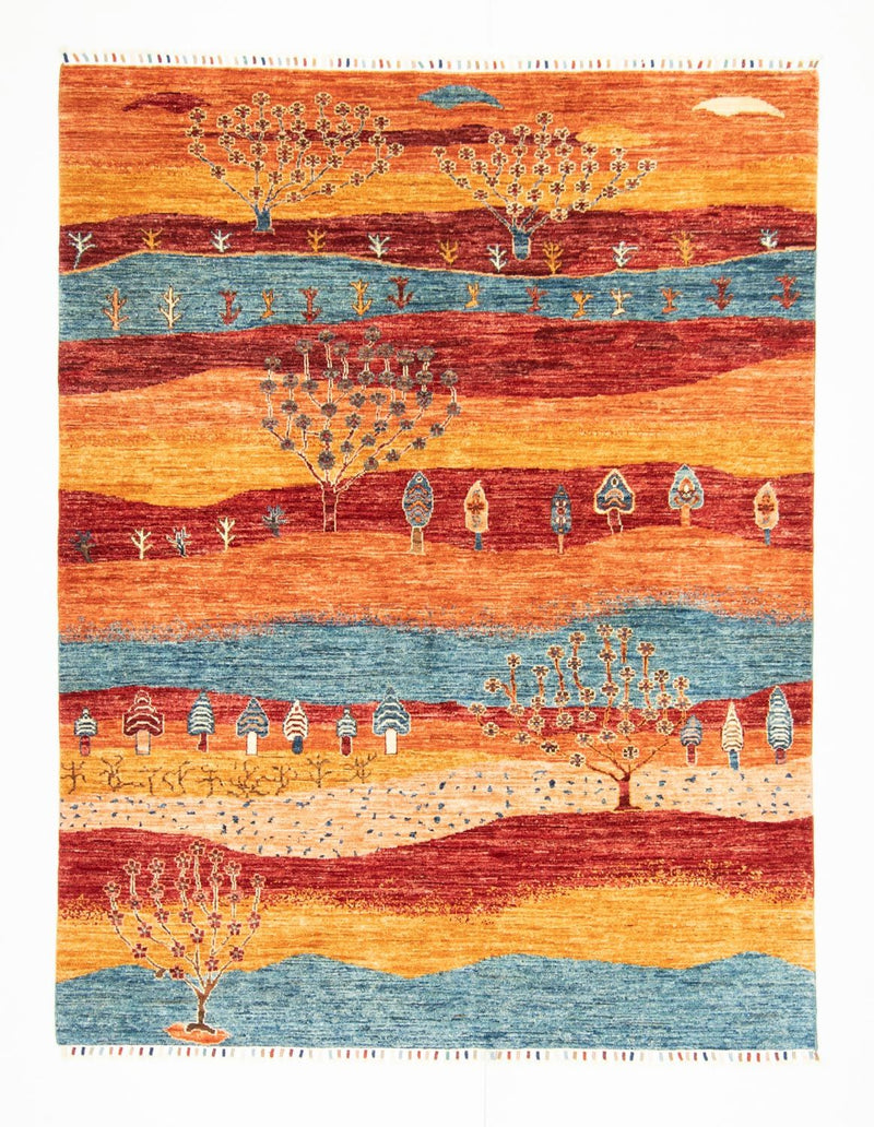 Loribaft Teppe 197x155cm - Ullteppe