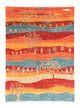 Loribaft Teppe 206x157cm - Ullteppe