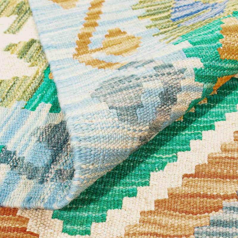 Kilim Maimana Teppe 245x185cm - Ullteppe
