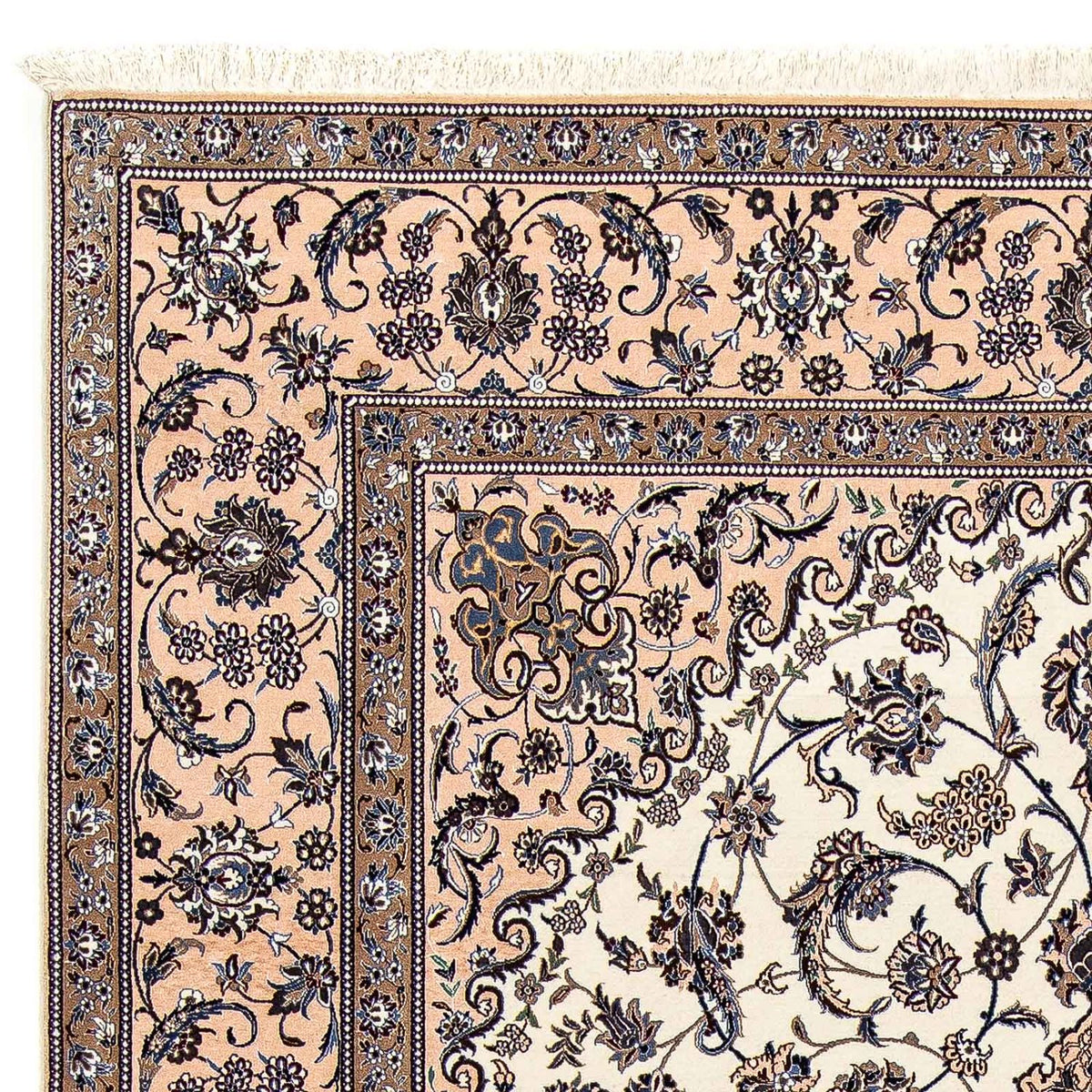 Nain - 6La Teppe 201x306cm - Persisk teppe - beige