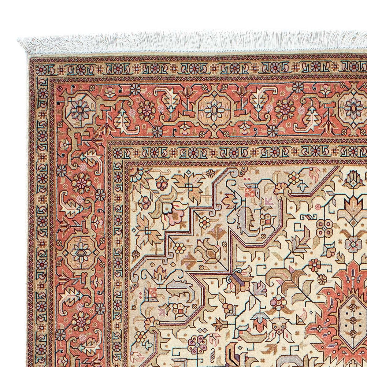 Tabriz - 50 Raj Teppe 152x202cm - Persisk teppe