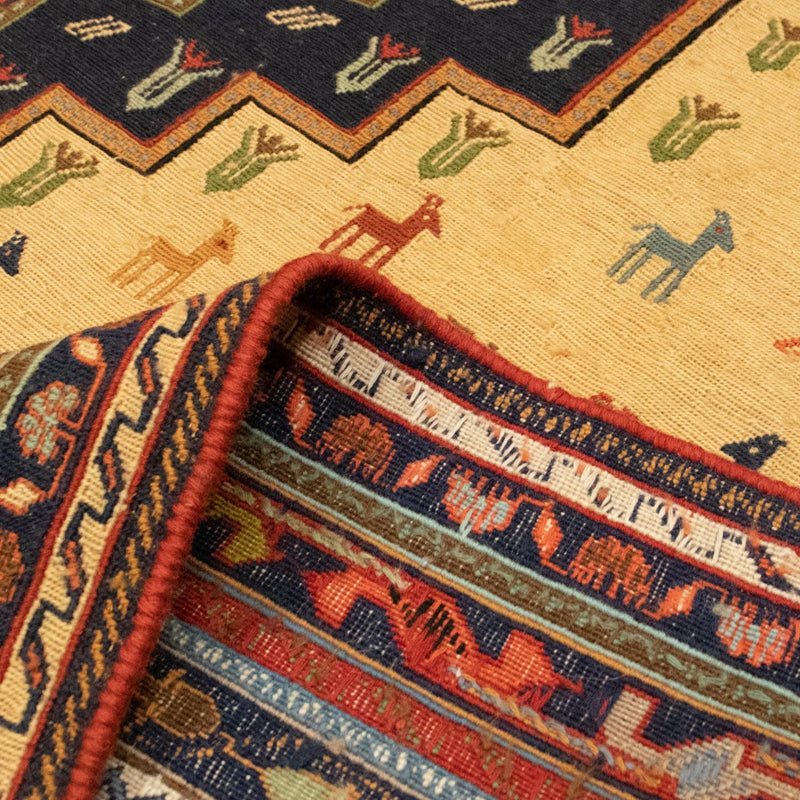 Persisk teppe - Nomadisk - 302 x 194 cm - gull