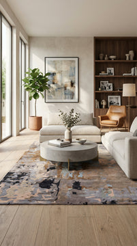 Designer teppe - Colorburst - rektangulær