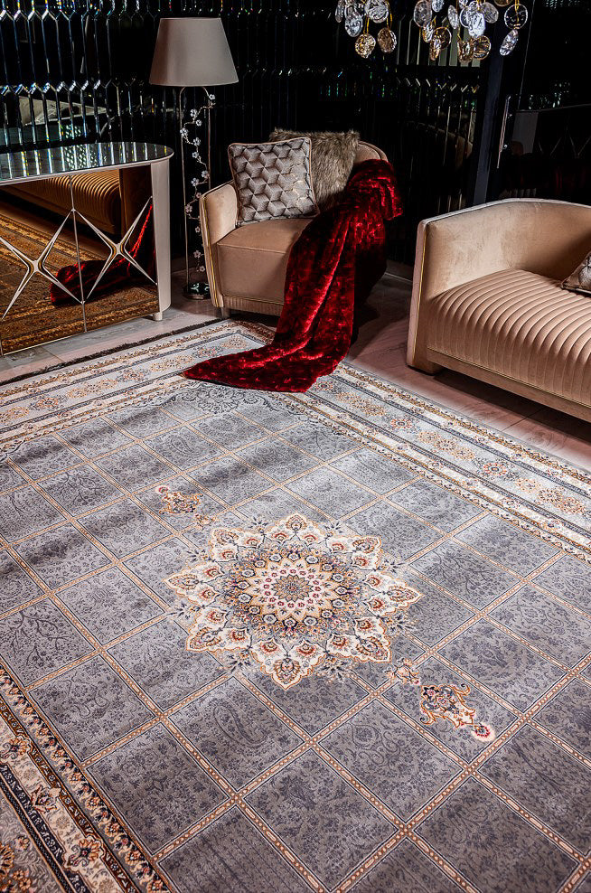 Orientalsk vevd teppe - Eastern Elegance - rektangulær