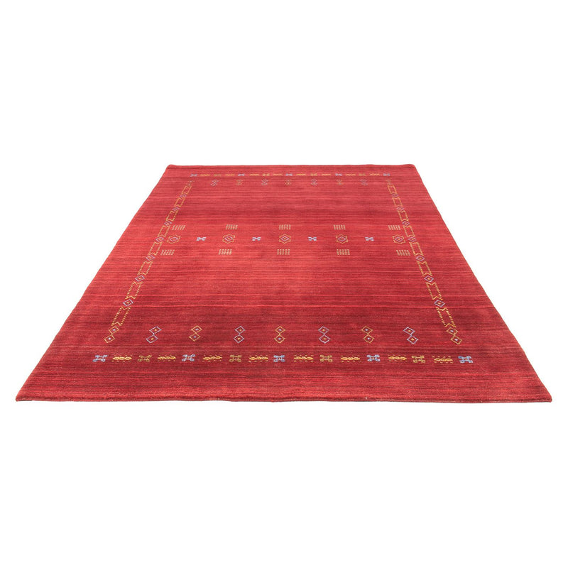 Gabbeh teppe - Loribaft Softy - 240 x 170 cm - mørk rød