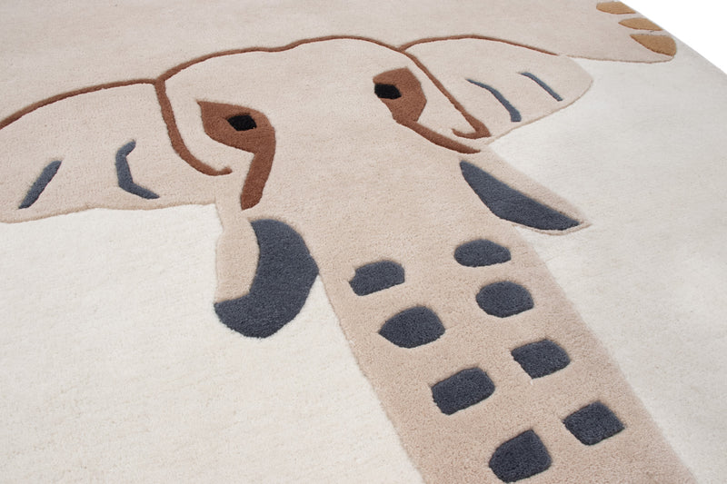 Barnas teppe Elephant - Ullteppe