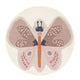 Kinderteppich Schmetterling rund